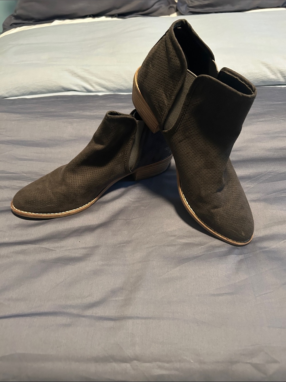 DV by Dolce Vita Black Suede Ankle Booties